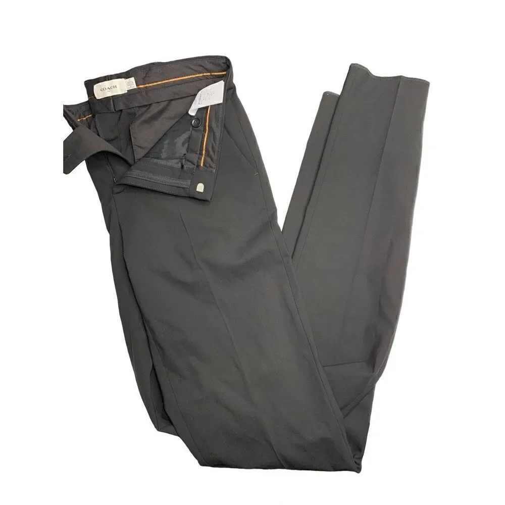 Coach Dress Pants Black Wool Trousers Women’s size 30